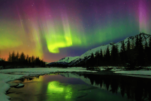 Cómo de forman las auroras polares
